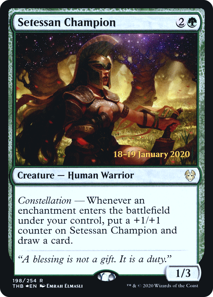 Setessan Champion [Theros Beyond Death Prerelease Promos] - Trinity Hobby