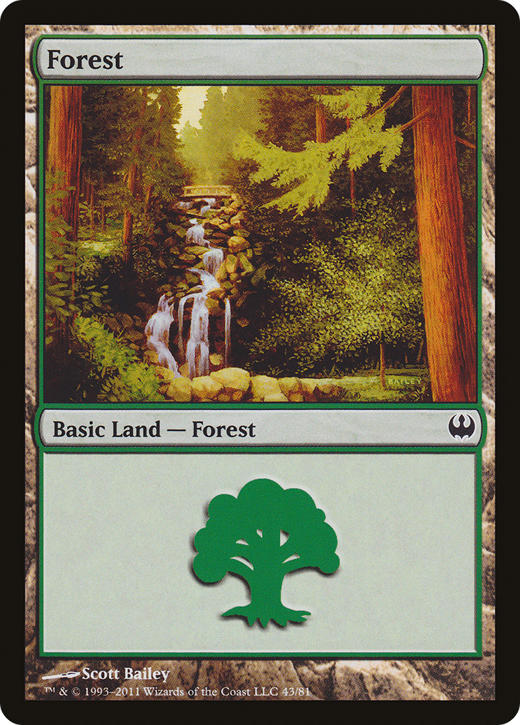 Forêt (43) [Duel Decks : Chevaliers contre Dragons] 