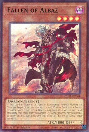 Fallen of Albaz [CH01-EN001] - THE CHRONICLES DECK: The Fallen & The Virtuous (All-Foil Edition) 1st Edition - Ultra Rare