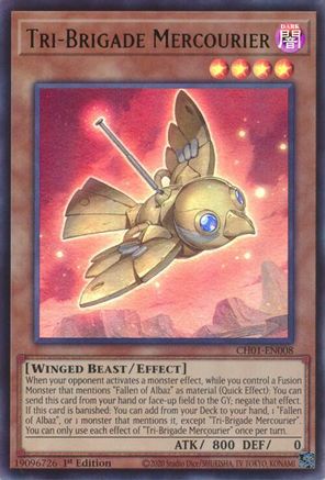 Tri-Brigade Mercourier [CH01-EN008] - THE CHRONICLES DECK: The Fallen & The Virtuous (All-Foil Edition) 1st Edition - Ultra Rare