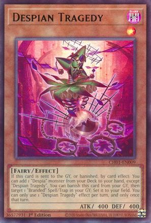 Despian Tragedy [CH01-EN009] - THE CHRONICLES DECK: The Fallen & The Virtuous (All-Foil Edition) 1st Edition - Ultra Rare