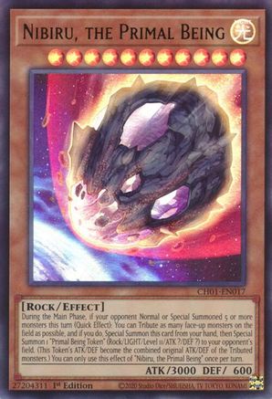 Nibiru, the Primal Being [CH01-EN017] - THE CHRONICLES DECK: The Fallen & The Virtuous (All-Foil Edition) 1st Edition - Ultra Rare