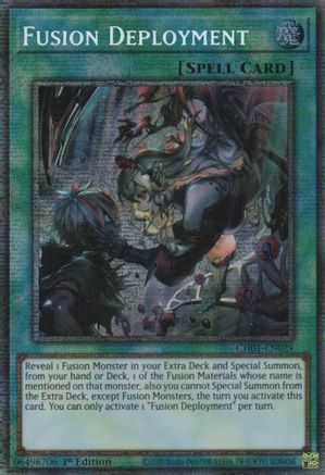 Fusion Deployment (Starlight Rare) [CH01-EN029] - THE CHRONICLES DECK: The Fallen & The Virtuous (All-Foil Edition) 1st Edition - Starlight Rare - Trinity Hobby
