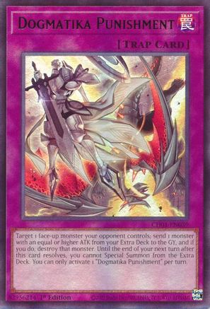Dogmatika Punishment [CH01-EN039] - THE CHRONICLES DECK: The Fallen & The Virtuous (All-Foil Edition) 1st Edition - Ultra Rare