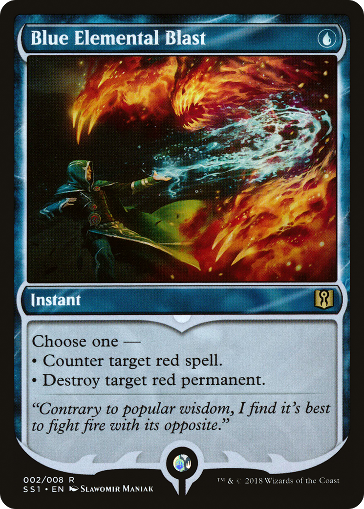 Blue Elemental Blast [Signature Spellbook: Jace] - Trinity Hobby