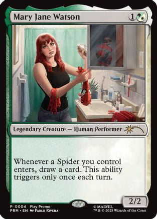Mary Jane Watson  [Foil]  (PLAY-004) - [Play Promos] - Trinity Hobby