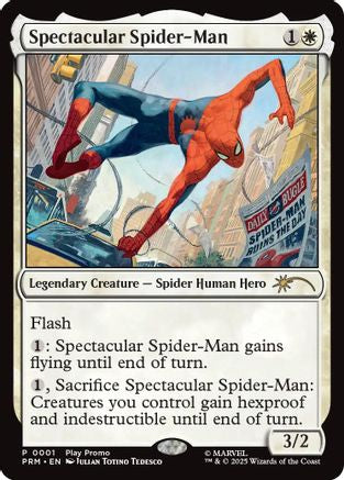 Spectacular Spider-Man  [Foil]  (PLAY-001) - [Play Promos] - Trinity Hobby