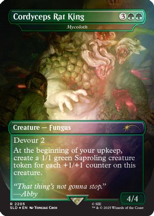 Cordyceps Rat King - Mycoloth (Rainbow Foil)  [Foil]  (SLD-2205) - [Secret Lair Drop Series] - Trinity Hobby