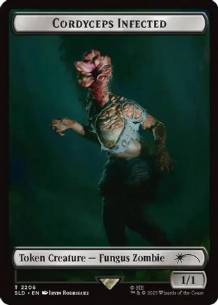 Cordyceps Infected Token (2206)  (SLD-2206) - [Secret Lair Drop Series] - Trinity Hobby