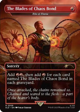 The Blades of Chaos Bond - Rite of Flame  (SLD-2209) - [Secret Lair Drop Series] - Trinity Hobby