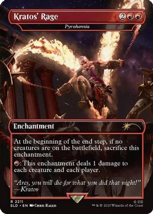 Kratos' Rage - Pyrohemia  (SLD-2211) - [Secret Lair Drop Series]