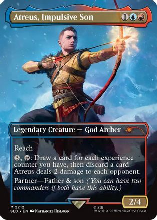 Atreus, Impulsive Son  [Foil]  (SLD-2212) - [Secret Lair Drop Series] - Trinity Hobby