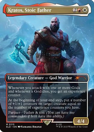 Kratos, Stoic Father  [Foil]  (SLD-2213) - [Secret Lair Drop Series] - Trinity Hobby