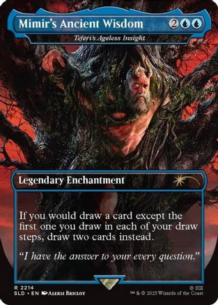 Mimir's Ancient Wisdom - Teferi's Ageless Insight  (SLD-2214) - [Secret Lair Drop Series] - Trinity Hobby