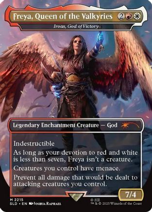 Freya, Queen of the Valkyries - Iroas, God of Victory  (SLD-2215) - [Secret Lair Drop Series] - Trinity Hobby