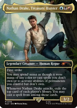 Nathan Drake, Treasure Hunter  (SLD-2216) - [Secret Lair Drop Series] - Trinity Hobby