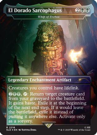 El Dorado Sarcophagus - Whip of Erebos (Rainbow Foil)  [Foil]  (SLD-2218) - [Secret Lair Drop Series] - Trinity Hobby