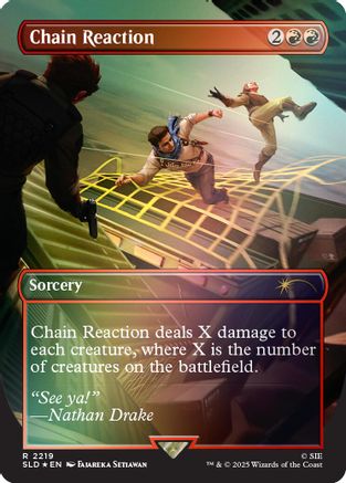 Chain Reaction (Rainbow Foil)  [Foil]  (SLD-2219) - [Secret Lair Drop Series] - Trinity Hobby