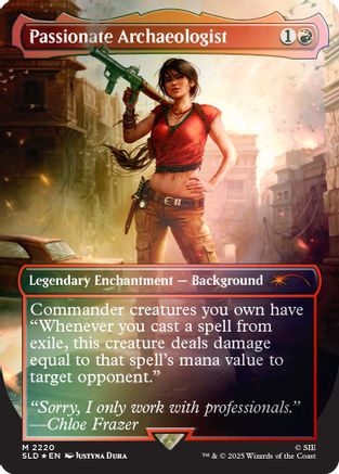 Passionate Archaeologist (Rainbow Foil)  [Foil]  (SLD-2220) - [Secret Lair Drop Series] - Trinity Hobby