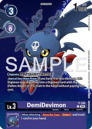 DemiDevimon (Digimon Story: Time Stranger Promo Pack) (P) - [Digimon Promotion Cards] Foil - Trinity Hobby