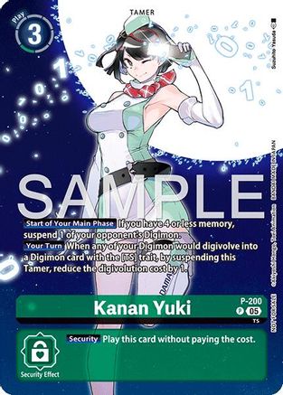 Kanan Yuki (Digimon Story: Time Stranger Promo Pack) (P) - [Digimon Promotion Cards] Foil - Trinity Hobby