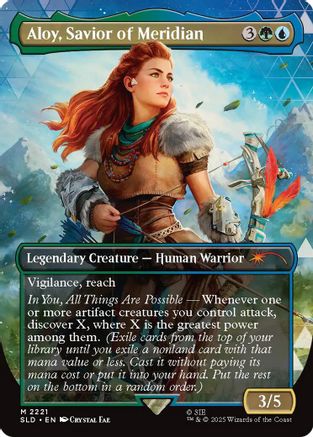 Aloy, Savior of Meridian  (SLD-2221) - [Secret Lair Drop Series] - Trinity Hobby