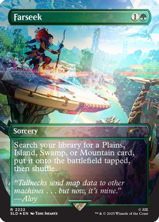 Farseek (Rainbow Foil)  [Foil]  (SLD-2222) - [Secret Lair Drop Series] - Trinity Hobby