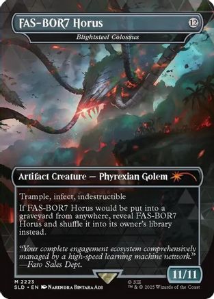 FAS-BOR7 Horus - Blightsteel Colossus  (SLD-2223) - [Secret Lair Drop Series] - Trinity Hobby