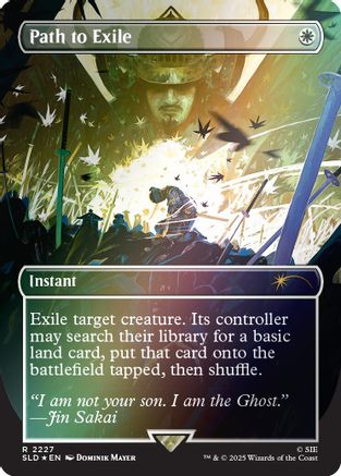 Path to Exile (2227) (Rainbow Foil)  [Foil]  (SLD-2227) - [Secret Lair Drop Series] - Trinity Hobby