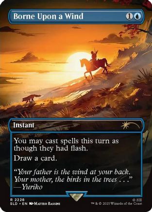 Borne Upon a Wind  (SLD-2228) - [Secret Lair Drop Series] - Trinity Hobby