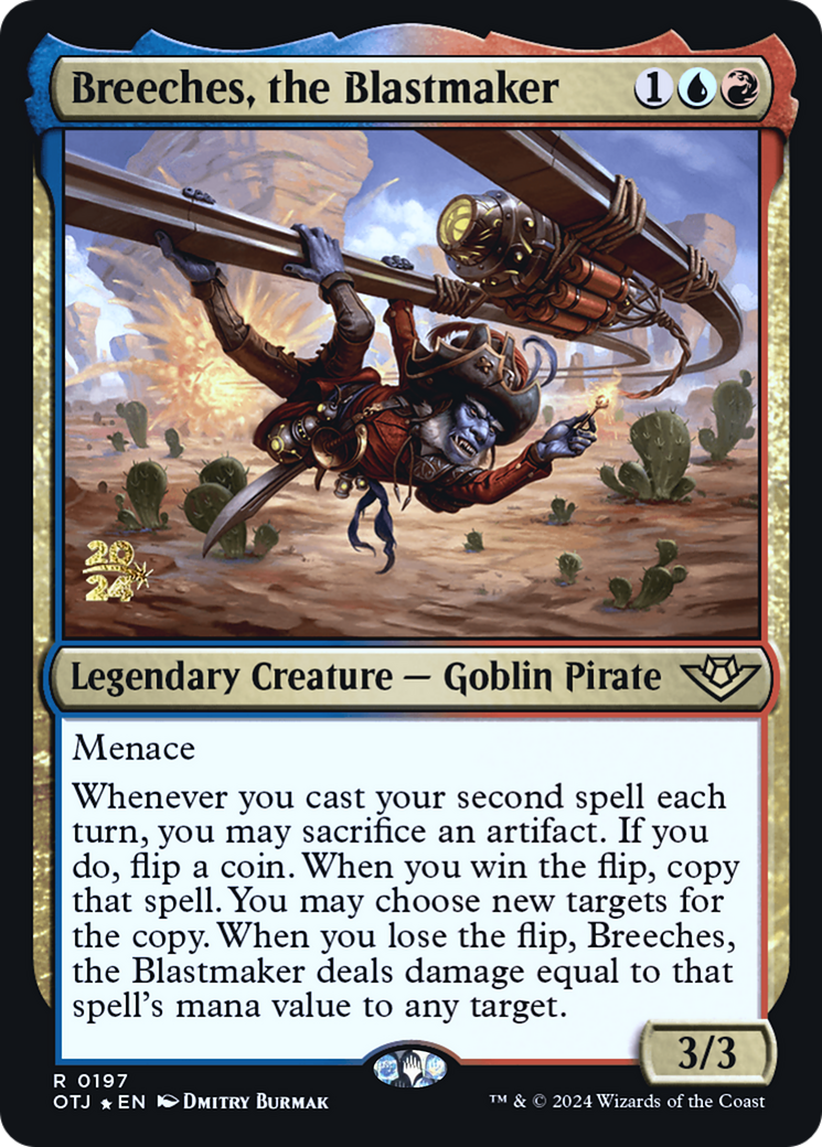 Breeches, the Blastmaker [Outlaws of Thunder Junction Prerelease Promos] - Trinity Hobby