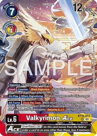 Valkyrimon ACE (Participation) (BT16-013) - [Hackers' Slumber Release Event Cards]