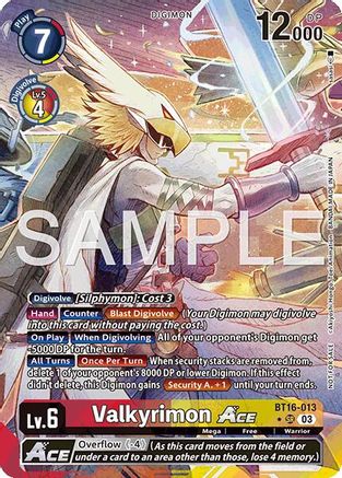 Valkyrimon ACE (Winner) (BT16-013) - [Hackers' Slumber Release Event Cards] Foil