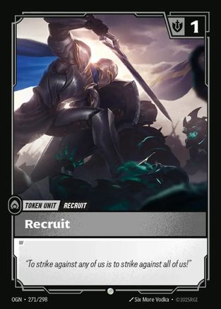 Recruit (271) // Buff (271/298) - Origins - Trinity Hobby