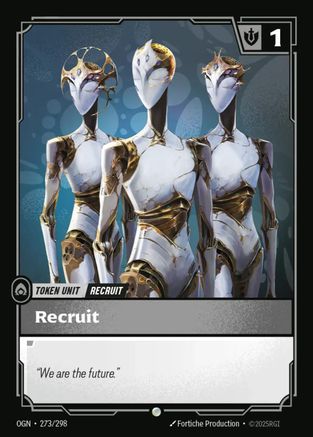 Recruit (273) // Buff (273/298) - Origins - Trinity Hobby