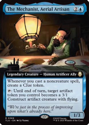 The Mechanist, Aerial Artisan (Extended Art)  [Foil]  (TLA-369) - [Avatar: The Last Airbender] - Trinity Hobby