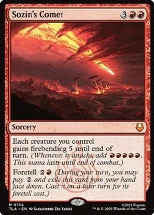 Sozin's Comet  [Foil]  (TLA-154) - [Avatar: The Last Airbender] - Trinity Hobby