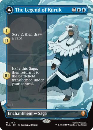 The Legend of Kuruk (Borderless)  [Foil]  (TLA-355) - [Avatar: The Last Airbender] - Trinity Hobby
