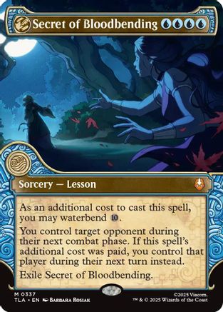 Secret of Bloodbending (Showcase)  [Foil]  (TLA-337) - [Avatar: The Last Airbender] - Trinity Hobby