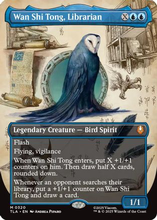 Wan Shi Tong, Librarian (Borderless)  [Foil]  (TLA-320) - [Avatar: The Last Airbender] - Trinity Hobby