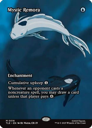 Mystic Remora (Borderless)  [Foil]  (TLE-016) - [Avatar: The Last Airbender: Eternal-Legal] - Trinity Hobby
