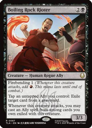 Boiling Rock Rioter  [Foil]  (TLA-087) - [Avatar: The Last Airbender] - Trinity Hobby