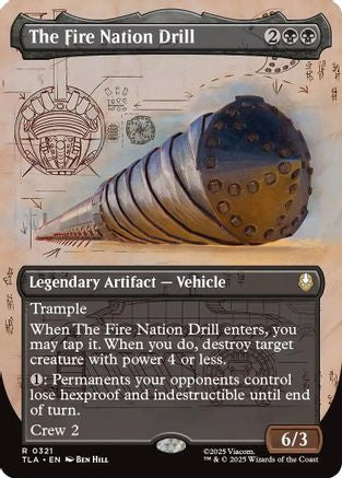 The Fire Nation Drill (Borderless)  (TLA-321) - [Avatar: The Last Airbender] - Trinity Hobby