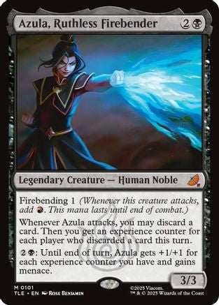 Azula, Ruthless Firebender  [Foil]  (TLE-101) - [Avatar: The Last Airbender: Eternal-Legal] - Trinity Hobby