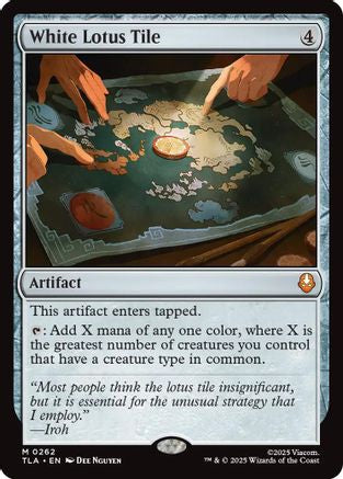 White Lotus Tile  [Foil]  (TLA-262) - [Avatar: The Last Airbender] - Trinity Hobby