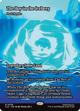The Boy in the Iceberg - Dark Depths  [Foil]  (TLE-056) - [Avatar: The Last Airbender: Eternal-Legal] - Trinity Hobby