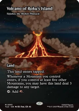 Volcano of Roku's Island - Valakut, the Molten Pinnacle  (TLE-061) - [Avatar: The Last Airbender: Eternal-Legal] - Trinity Hobby