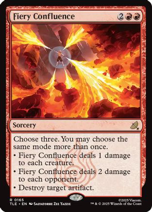 Fiery Confluence  [Foil]  (TLE-165) - [Avatar: The Last Airbender: Eternal-Legal] - Trinity Hobby