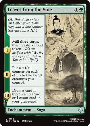 Leaves from the Vine  (TLA-185) - [Avatar: The Last Airbender] - Trinity Hobby