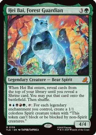 Hei Bai, Forest Guardian  [Foil]  (TLE-139) - [Avatar: The Last Airbender: Eternal-Legal] - Trinity Hobby
